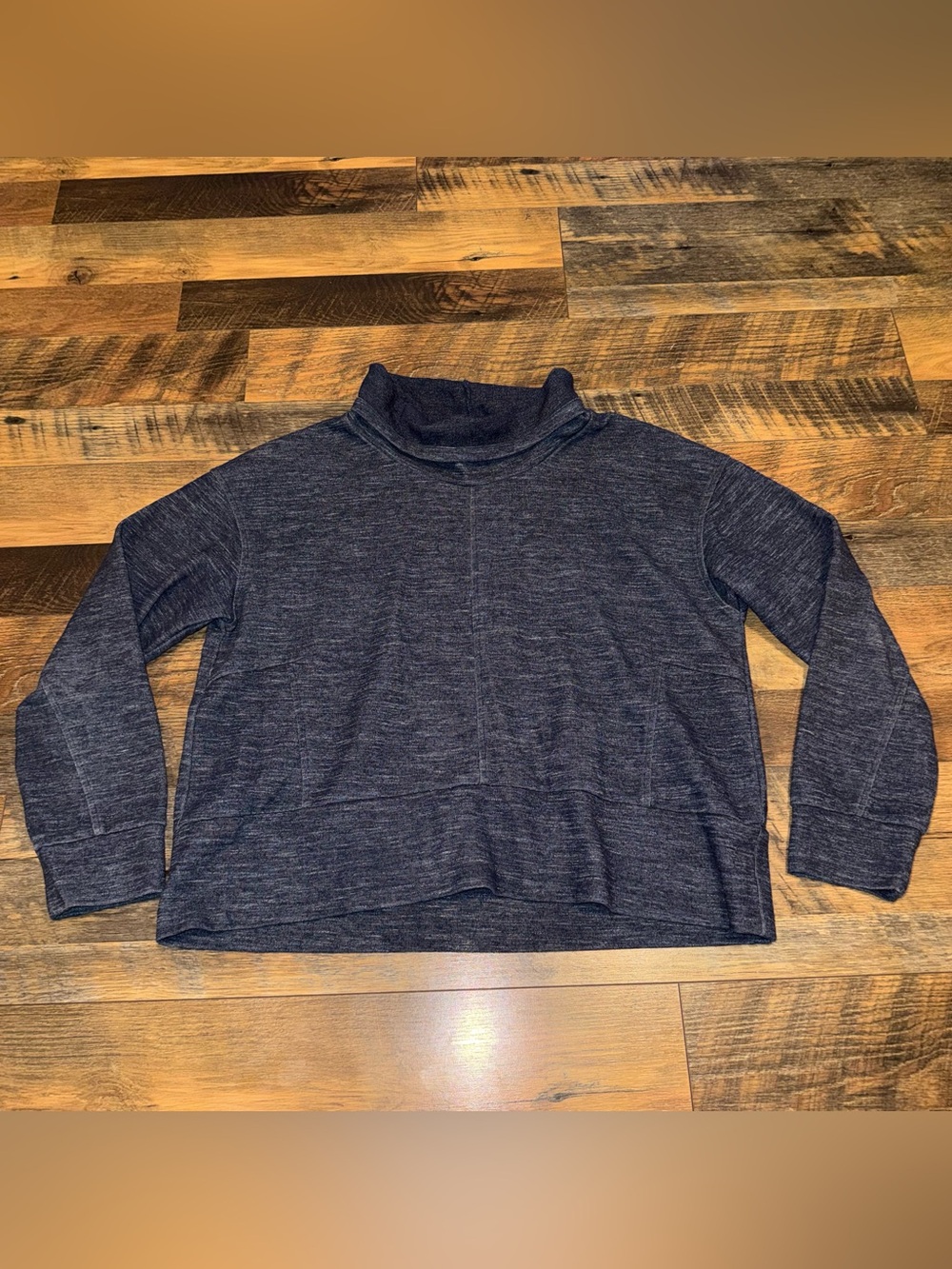 Talbots Navy Heather Knit T by Talbots Sweater Top
